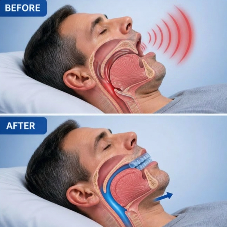 How Honex helps keep the airway open while sleeping